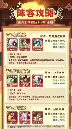 初级战将阵容搭配插图 初级战将阵容搭配插图