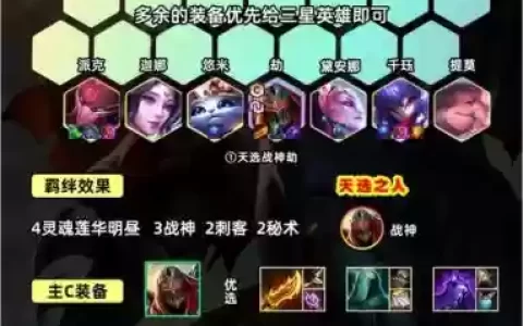 劫阵容搭配图片