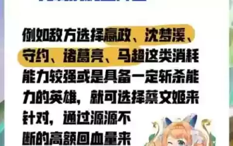 蔡文姬破解阵容搭配