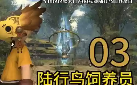 FF14陆行鸟点技能
