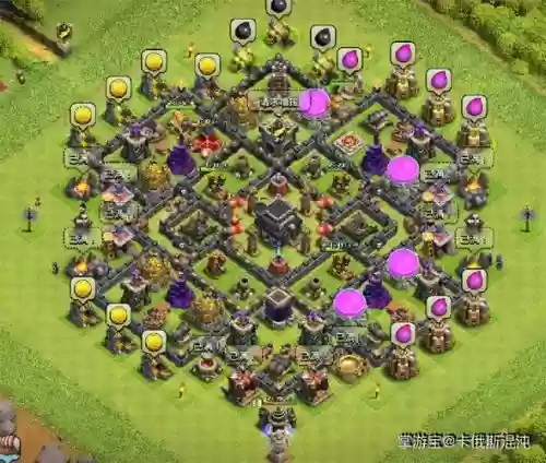 部落冲突三星布防阵容搭配插图