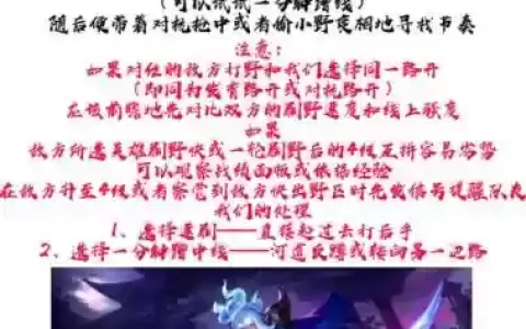 手游王者荣耀兰陵王攻略