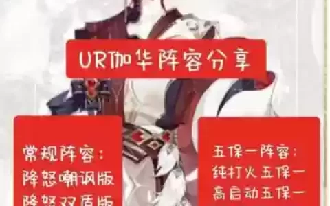 ur阵容搭配