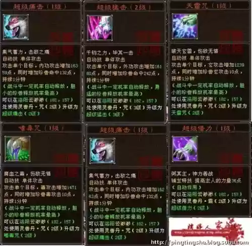 天龙八部3宠物打技能技巧插图1 天龙八部3宠物打技能技巧插图1