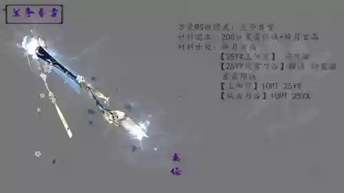 剑网三万花武器卷轴_1插图 剑网三万花武器卷轴_1插图