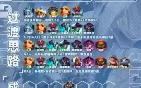 阵容搭配解析