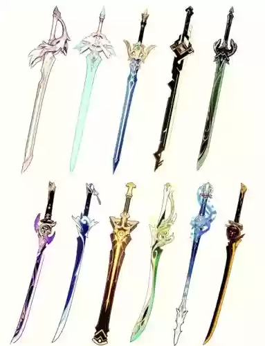 以下哪个主角剑为武器插图 以下哪个主角剑为武器插图