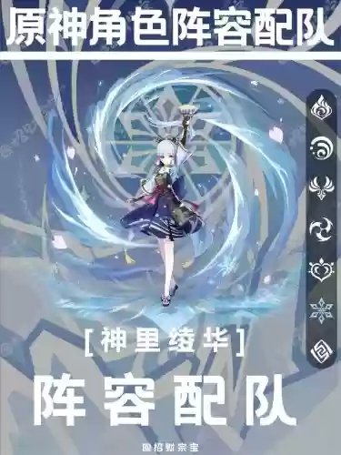原神神里绫华申鹤阵容搭配插图 原神神里绫华申鹤阵容搭配插图