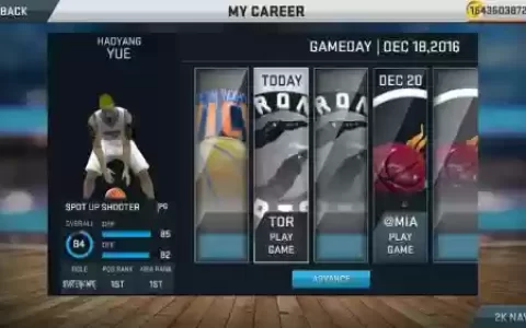 手机nba2k17游戏攻略，nba2k17手机版中文图解