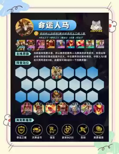 人马梦魇阵容搭配，人马阵容怎么玩插图