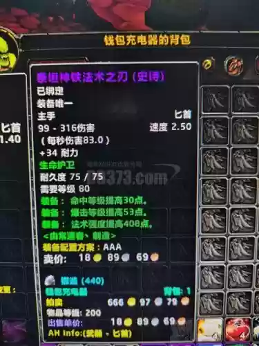 wow8.0盗贼武器，魔兽怀旧tbc盗贼武器插图