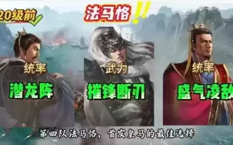 荒阵容搭配，长安之战开荒阵容搭配