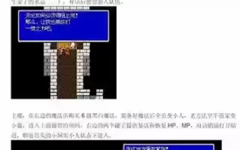 fc最终幻想3详细图文攻略，fc最终幻想3最全完美攻略