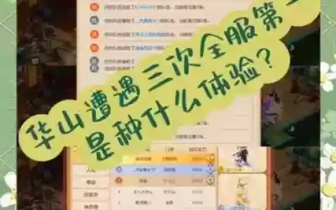 梦幻西游2华山论剑开服，梦幻西游华山论剑称谓