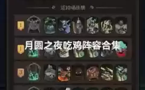 经典之夜最强阵容搭配，经典之夜最强阵容搭配攻略