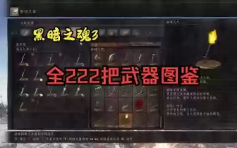 黑暗之魂3放奇迹武器，黑暗之魂3奇迹武器选择