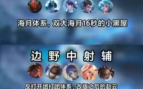 王者五十星阵容搭配，王者五十星阵容搭配表