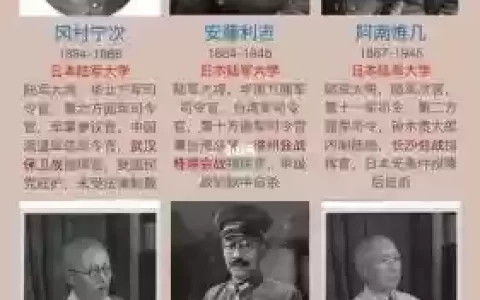 日本战争最强阵容搭配，日本打仗最厉害的人