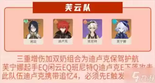 2.2迪卢克阵容搭配，迪卢克最强阵容nga插图