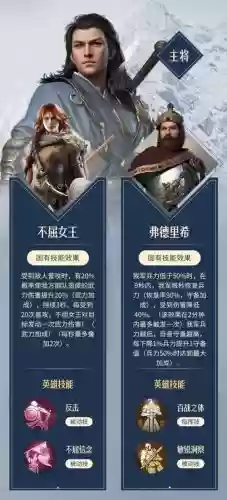 重返帝国项楚阵容搭配技能，重返帝国手游玩法插图1