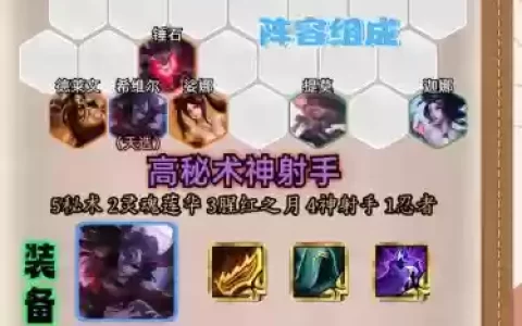 福星阵容搭配射手，2021福星射手阵容怎么玩