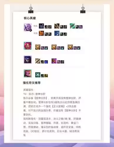 天神阵容斗士阵容搭配，天神阵容及站位插图1