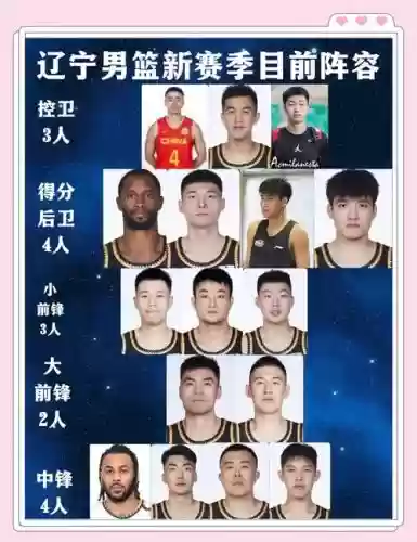 辽宁队阵容搭配表最新，辽宁队所有插图