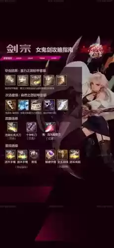 2018剑宗85ss武器，85版本剑宗刷图加点插图1