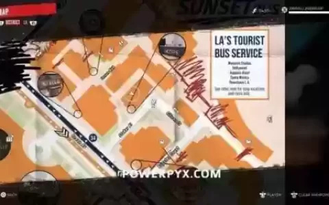 死亡岛贫民窟武器店位置，死亡岛城市武器店地图