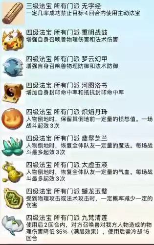 梦幻西游手游10门派,梦幻西游手游门派法宝满级多少钱插图1 梦幻西游手游10门派,梦幻西游手游门派法宝满级多少钱插图1