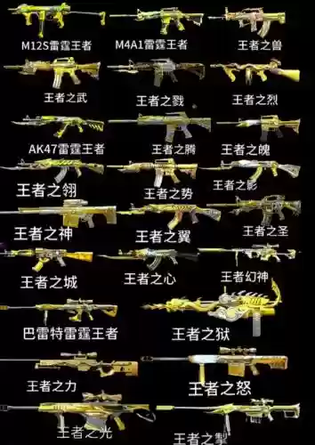 枪战王者中的英雄武器图片大全集，枪战王者王者武器排名插图1