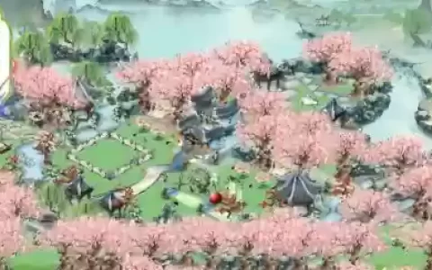 梦幻西游手游豪华庭院设计，梦幻西游手游典雅庭院摆放