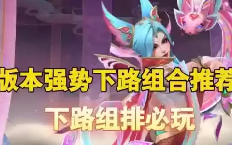 手游下路英雄搭配阵容，lol手游下路组合搭配